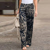 SVEA RETRO PRINT PANTS NAVY