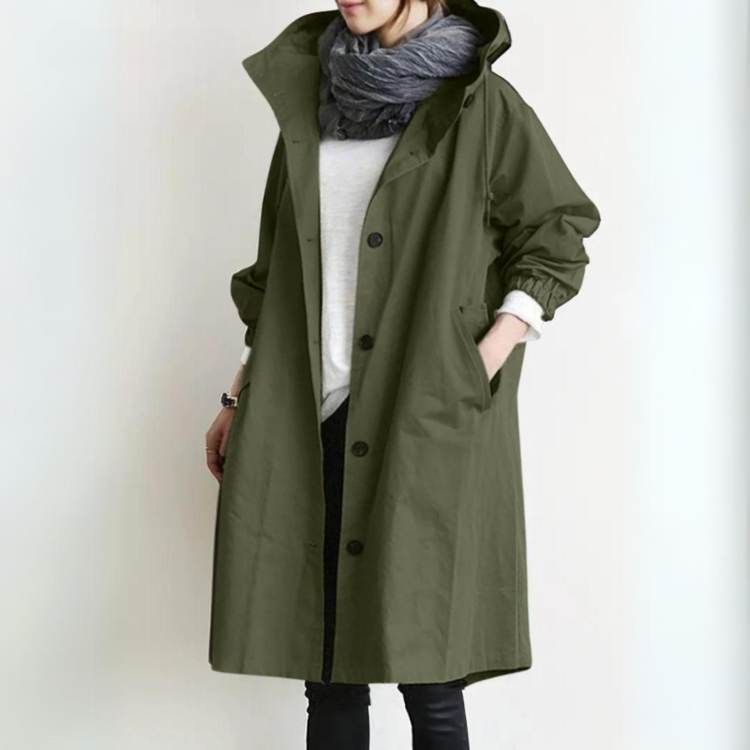 BAXTER STYLISH WINDBREAKER TRENCHCOAT