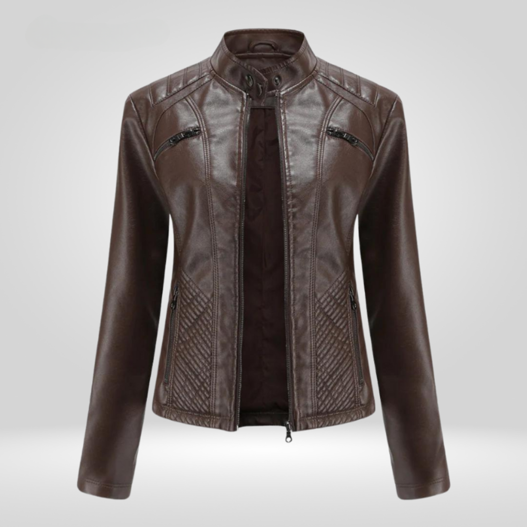 CAMILLE™ STYLISH LEATHER JACKET