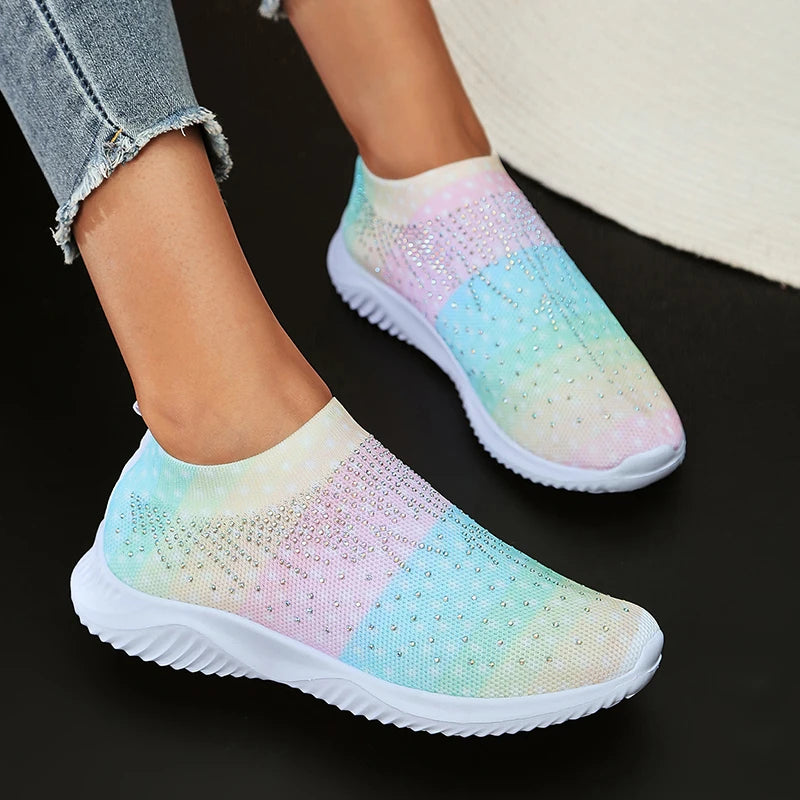 THORDIS RAINBOW KNIT SNEAKERS