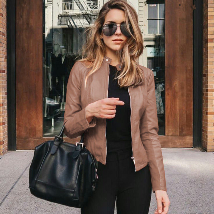 CLARA™ STYLISH LEATHER JACKET