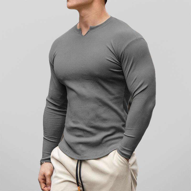 ADRIANO MUSCLE FIT COTTON SHIRT