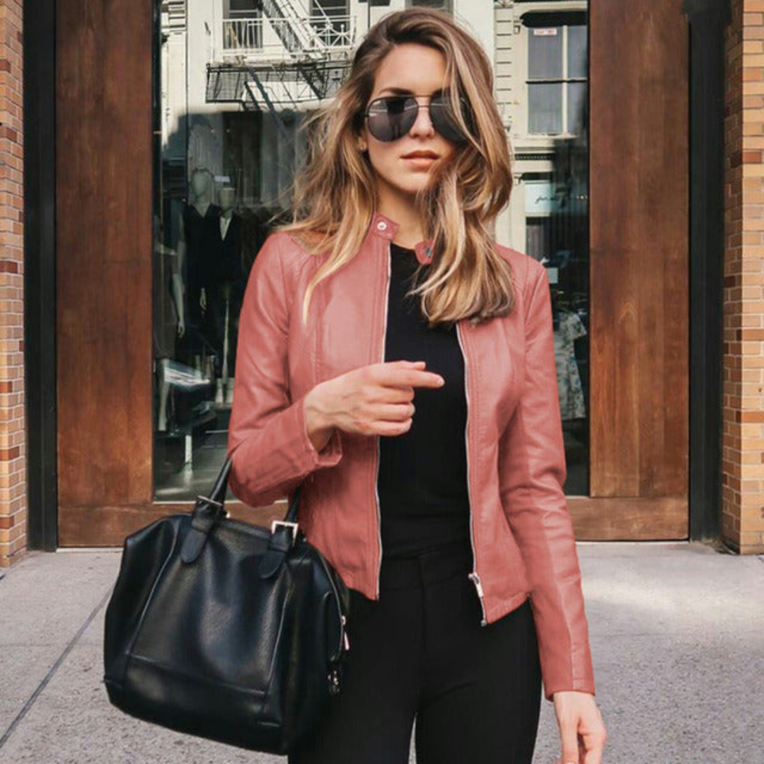 CLARA™ STYLISH LEATHER JACKET