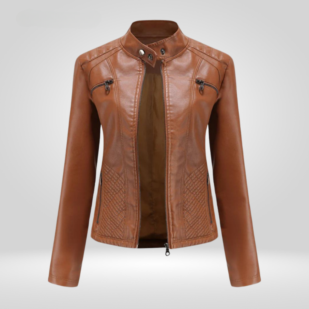 CAMILLE™ STYLISH LEATHER JACKET