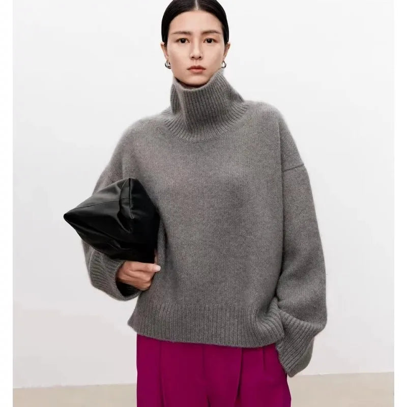 ELÉA WOOL TURTLENECK SWEATER