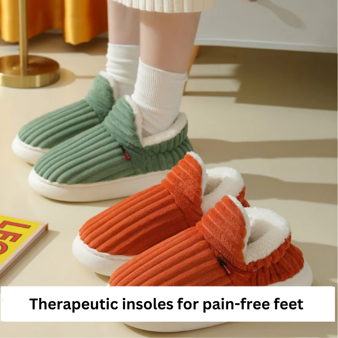 (1+1 Free) SIGNE™ THERAPEUTIC FLUFFY FLEECE WINTER SLIPPERS