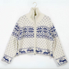 SIGRID NORDIC ZIP-UP SWEATER