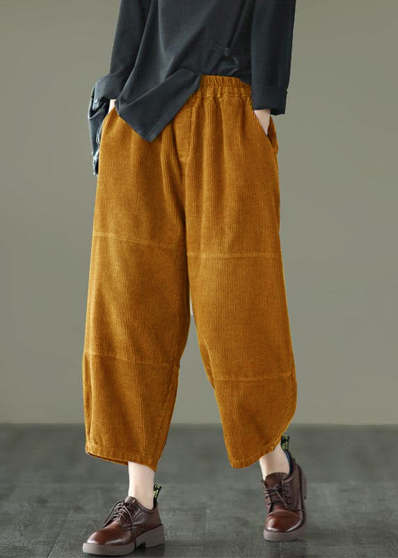 CAMILLE HIGH WAIST CORDUROY FALL PANTS