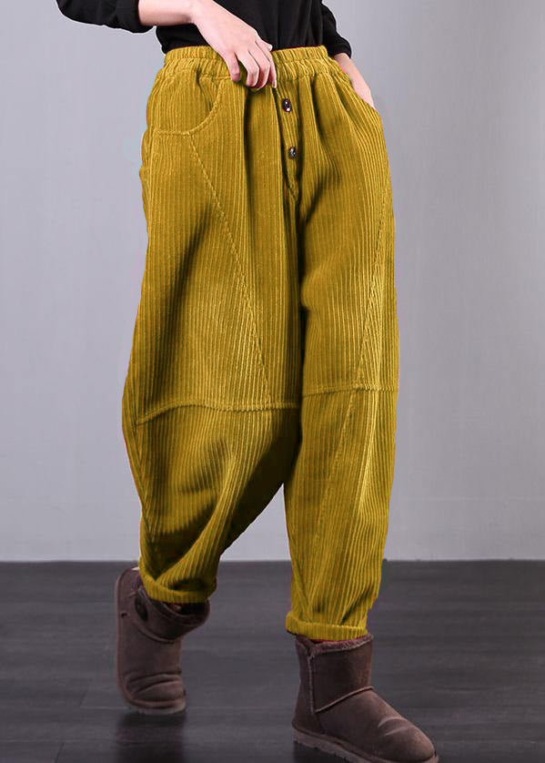 VIVIANE OVERSIZE FALL CORDUROY CASUAL PANTS