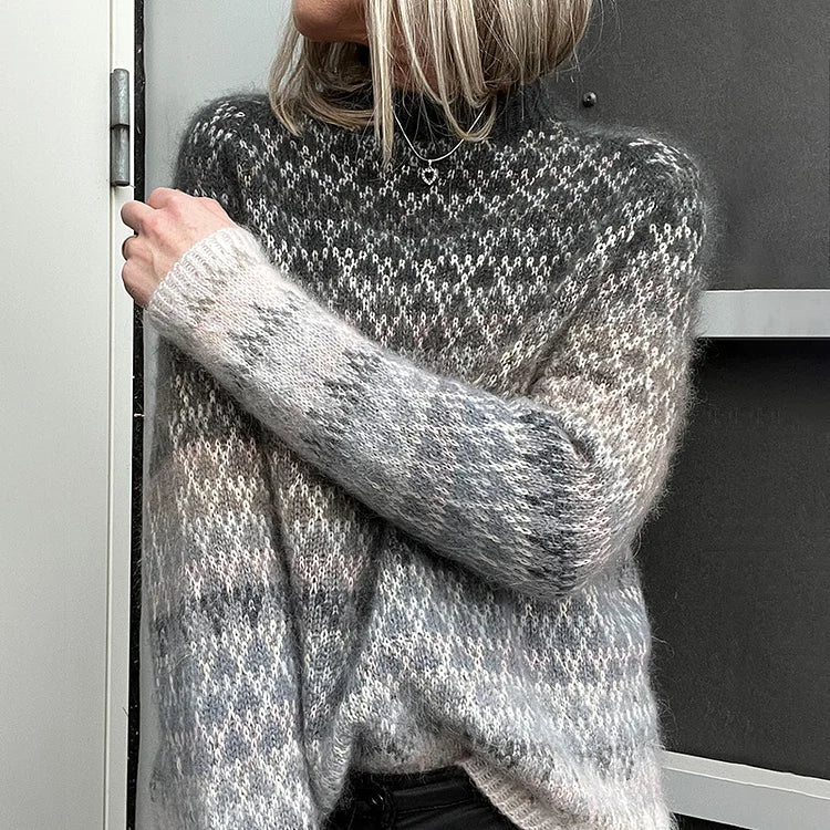 VERENA CONTRAST VINTAGE SWEATER