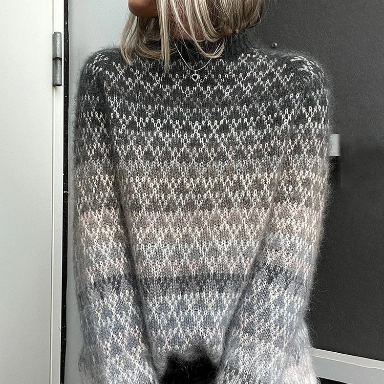 VERENA CONTRAST VINTAGE SWEATER