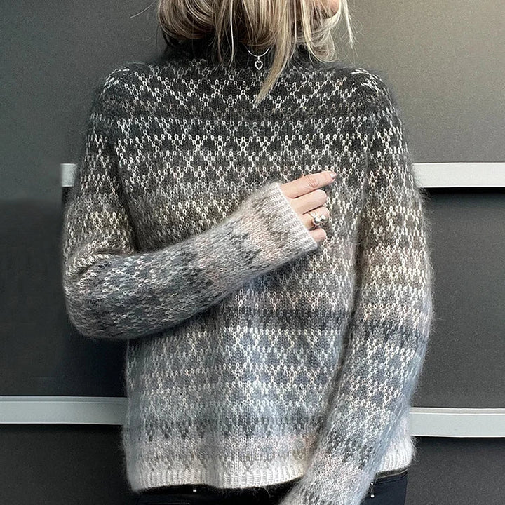 VERENA CONTRAST VINTAGE SWEATER