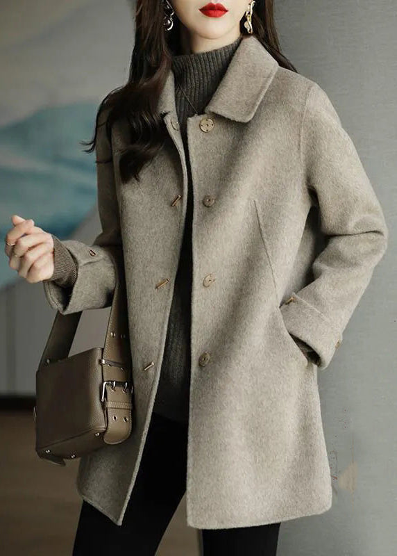 ZÉLIE BEIGE WOOLEN COAT OUTWEAR OVERSIZED