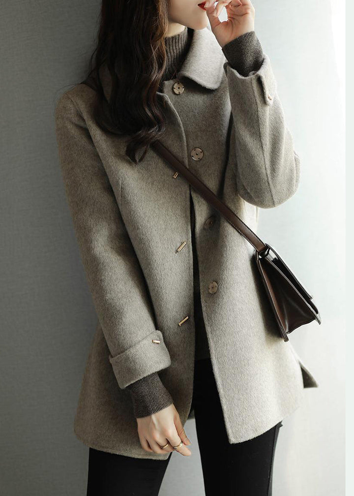 ZÉLIE BEIGE WOOLEN COAT OUTWEAR OVERSIZED