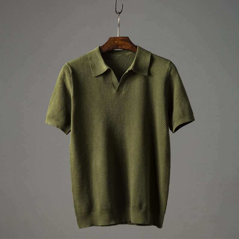 SALVATORE PERUVIAN COTTON POLO SHIRT