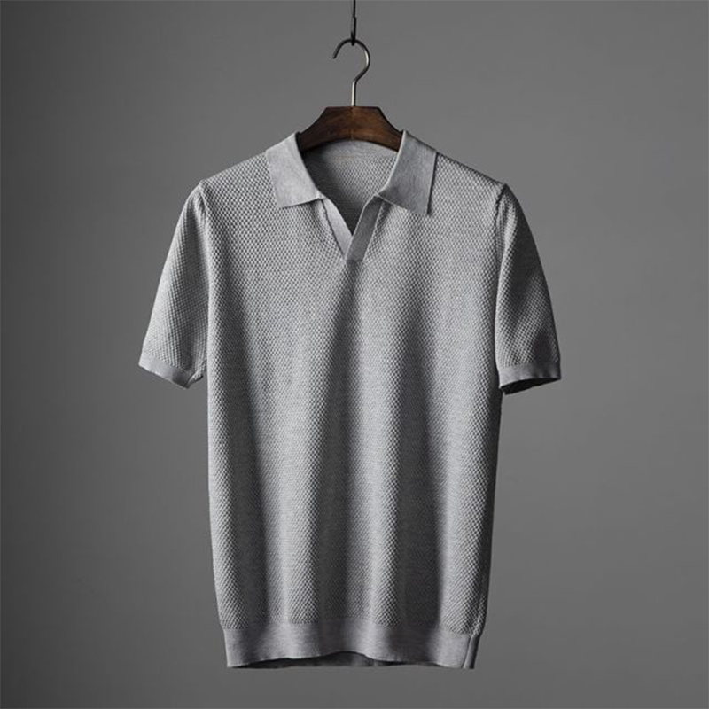 SALVATORE PERUVIAN COTTON POLO SHIRT