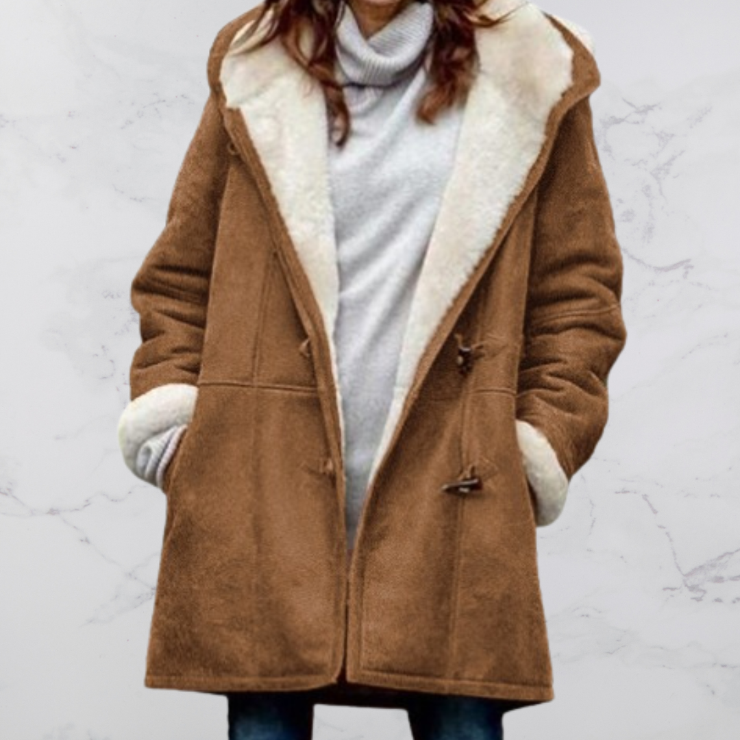 RENÉE COZY FLEECE LINED COAT