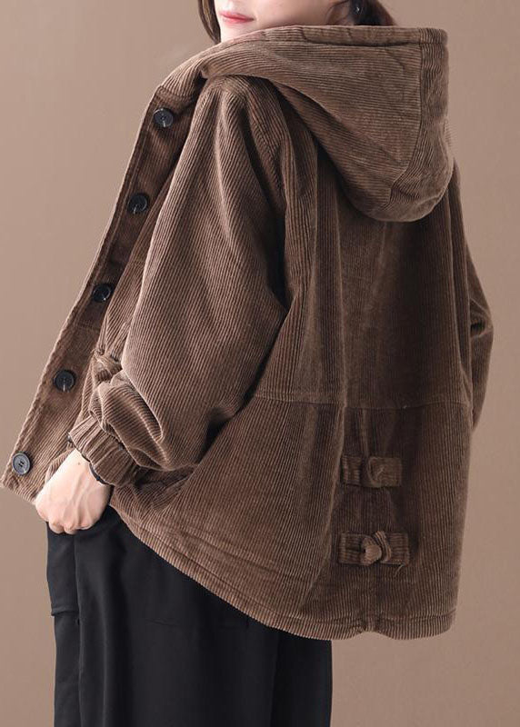 CLÉMENCE HOODED CORDUROY OUTWEAR