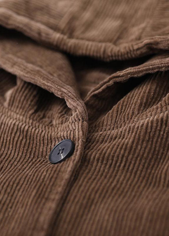 CLÉMENCE HOODED CORDUROY OUTWEAR