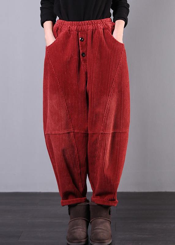 VIVIANE OVERSIZE FALL CORDUROY CASUAL PANTS