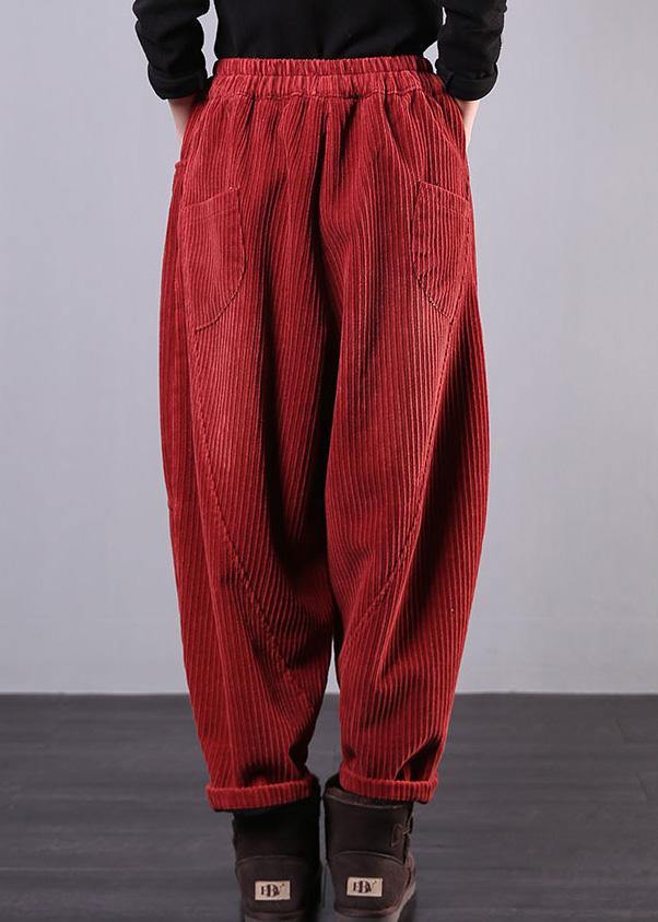 VIVIANE OVERSIZE FALL CORDUROY CASUAL PANTS