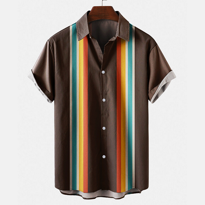 THEO RETRO LINEN SHIRT