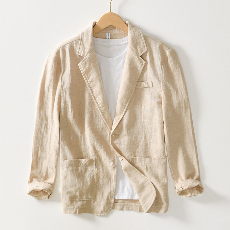 GENOA-MARC CLASSIC LINEN BLAZER