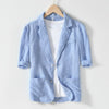 TRISTAN PIERRE SLIM FIT LINEN BLAZER