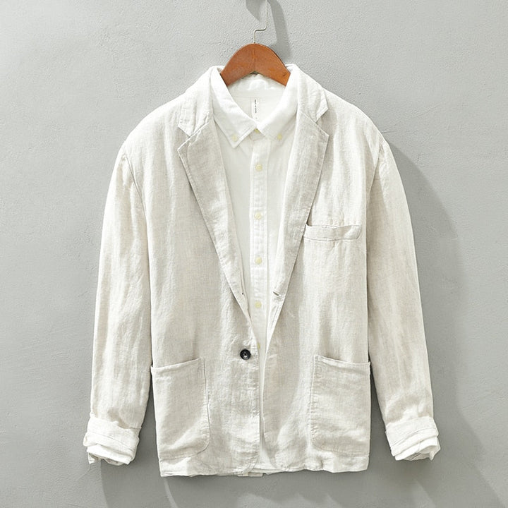 DÎON-VINCENT BREATHABLE LINEN BLAZER