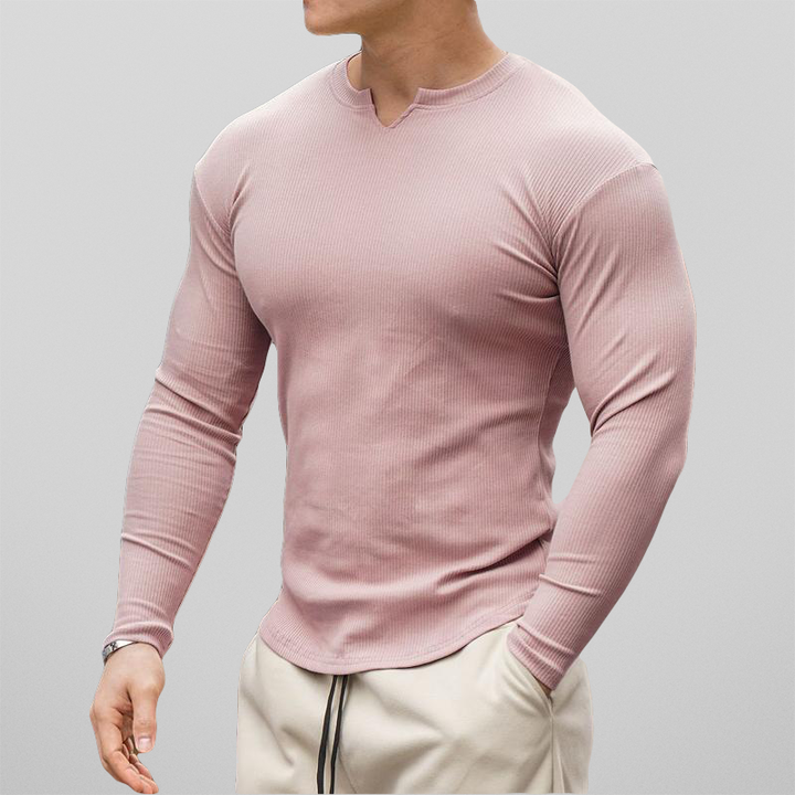 ADRIANO MUSCLE FIT COTTON SHIRT