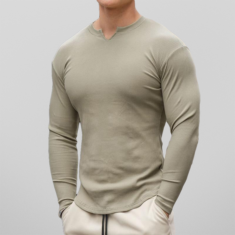 ADRIANO MUSCLE FIT COTTON SHIRT