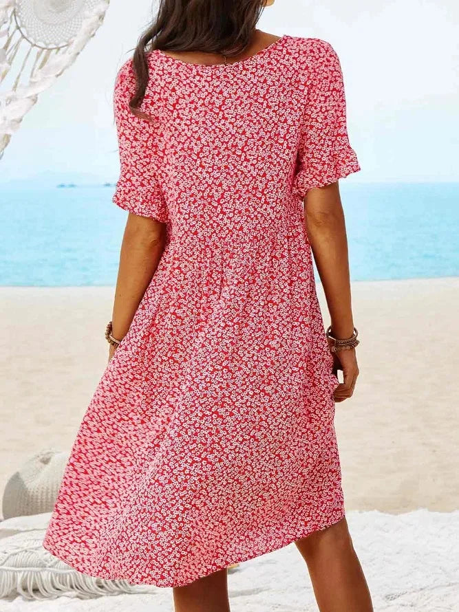 FRIEDA CASUAL FLORAL DRESS