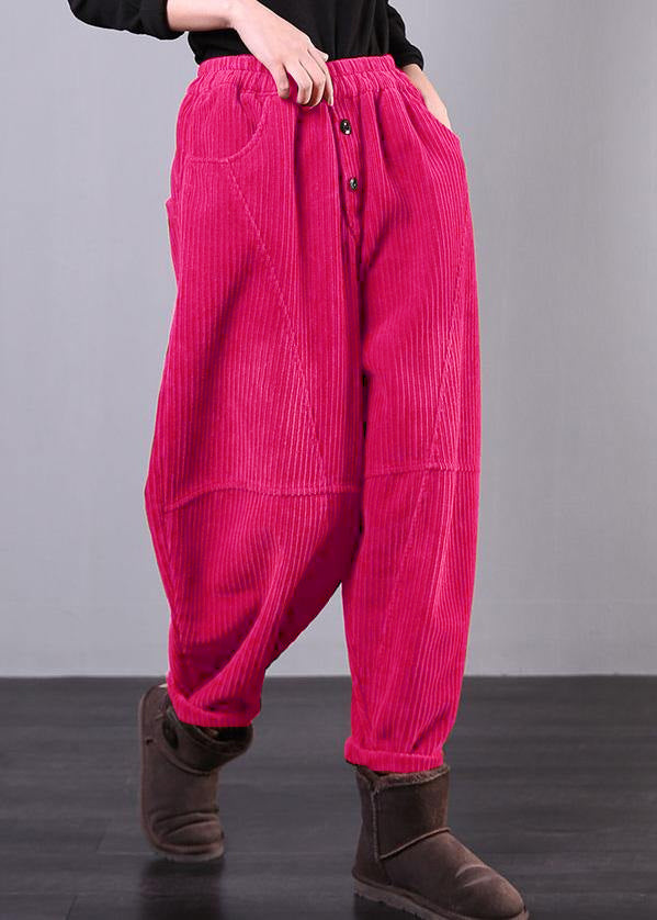 VIVIANE OVERSIZE FALL CORDUROY CASUAL PANTS