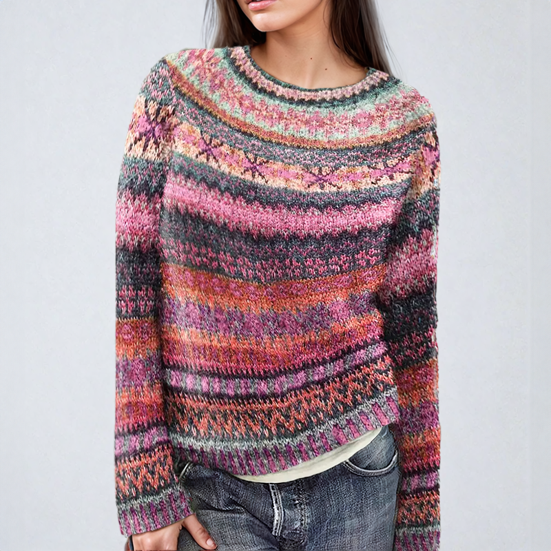 CLASSIC FAIRISLE KNITTED SWEATER