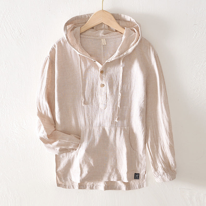 DAVID-LUC PREMIUM LINEN HOODIE