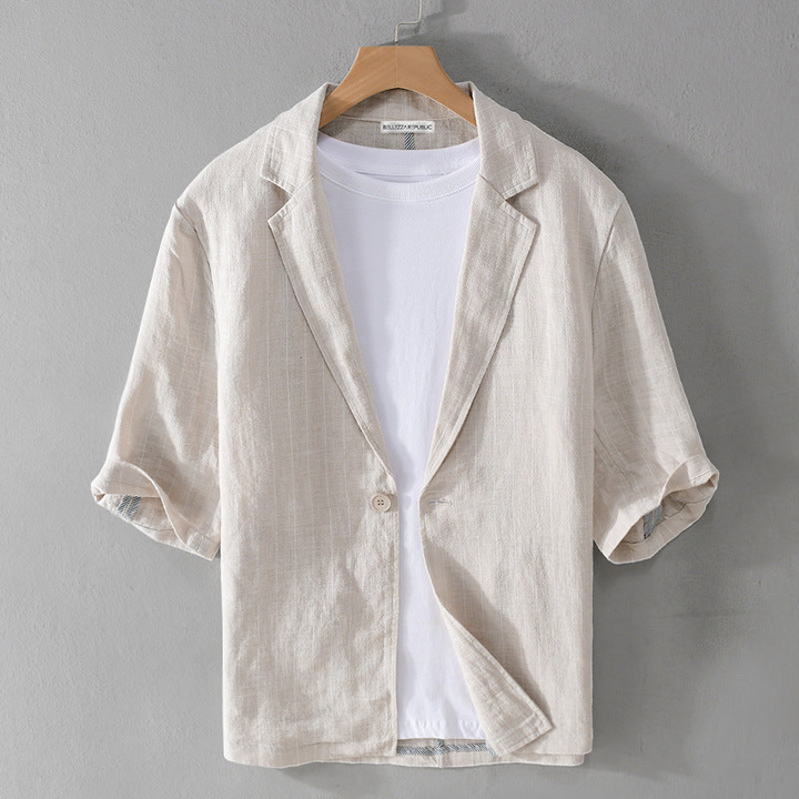 CALVIN PRESTON CLASSIC LINEN BLAZER